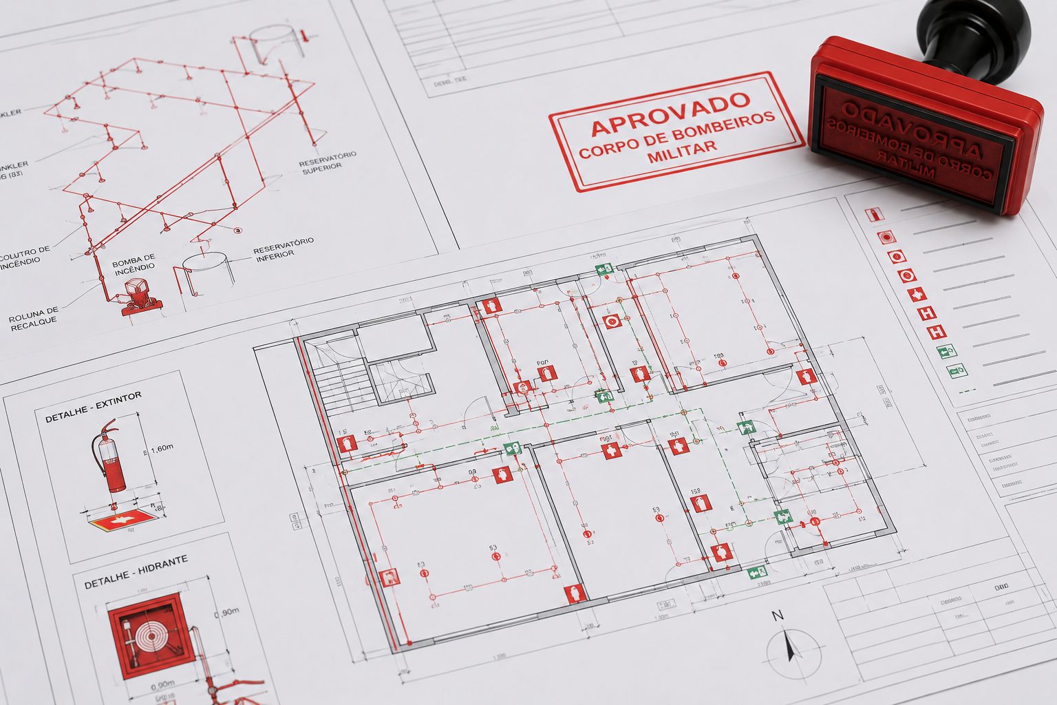 Projetos Complementares — Aprovação junto ao Corpo de Bombeiros
